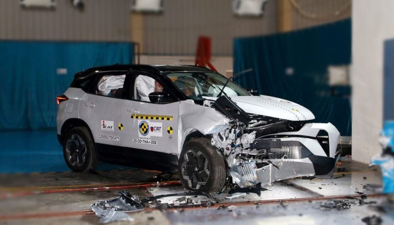 Tata Harrier EV Test Crashed by Bharat Ncap 2025